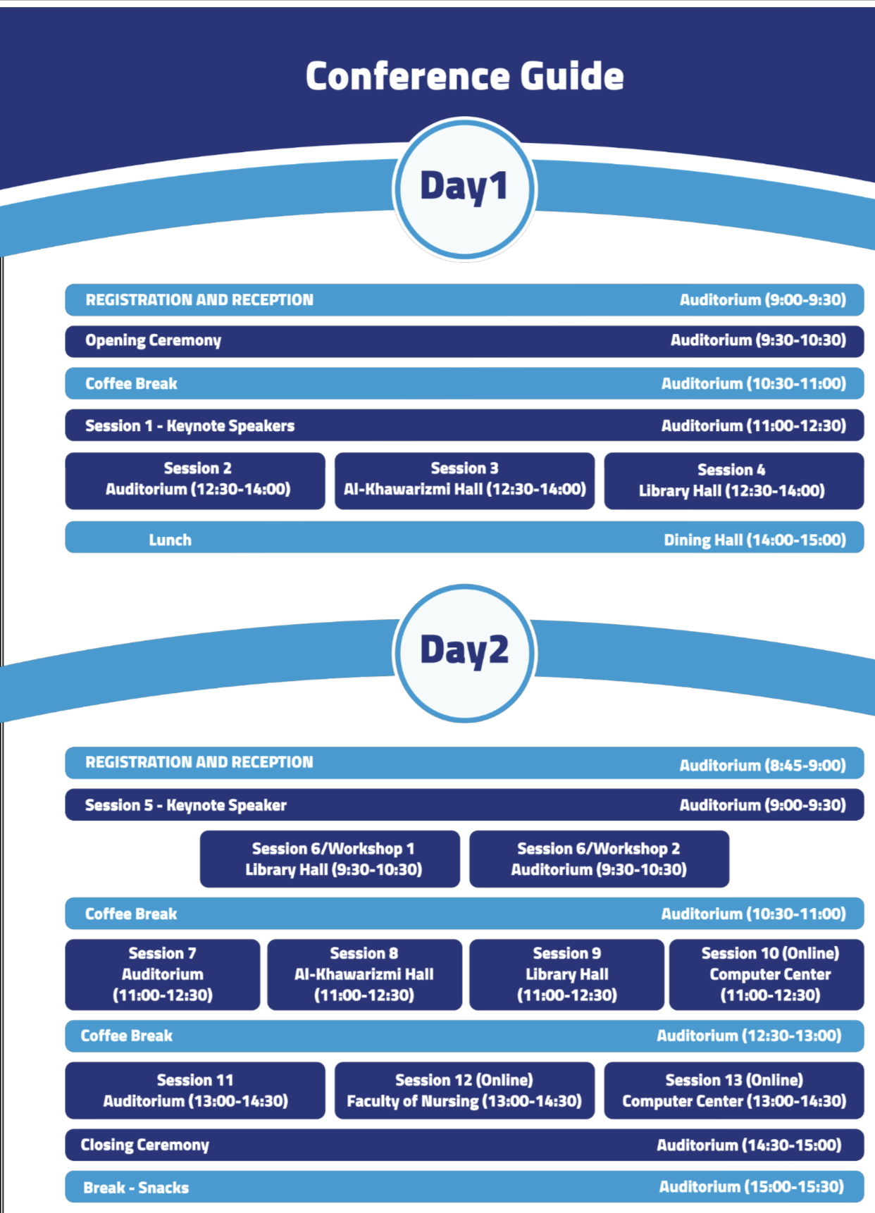  جامعة الزرقاء - Conference guide 